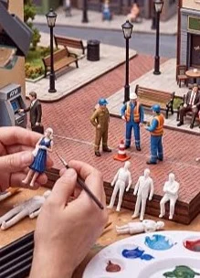 Architectural scale model figure