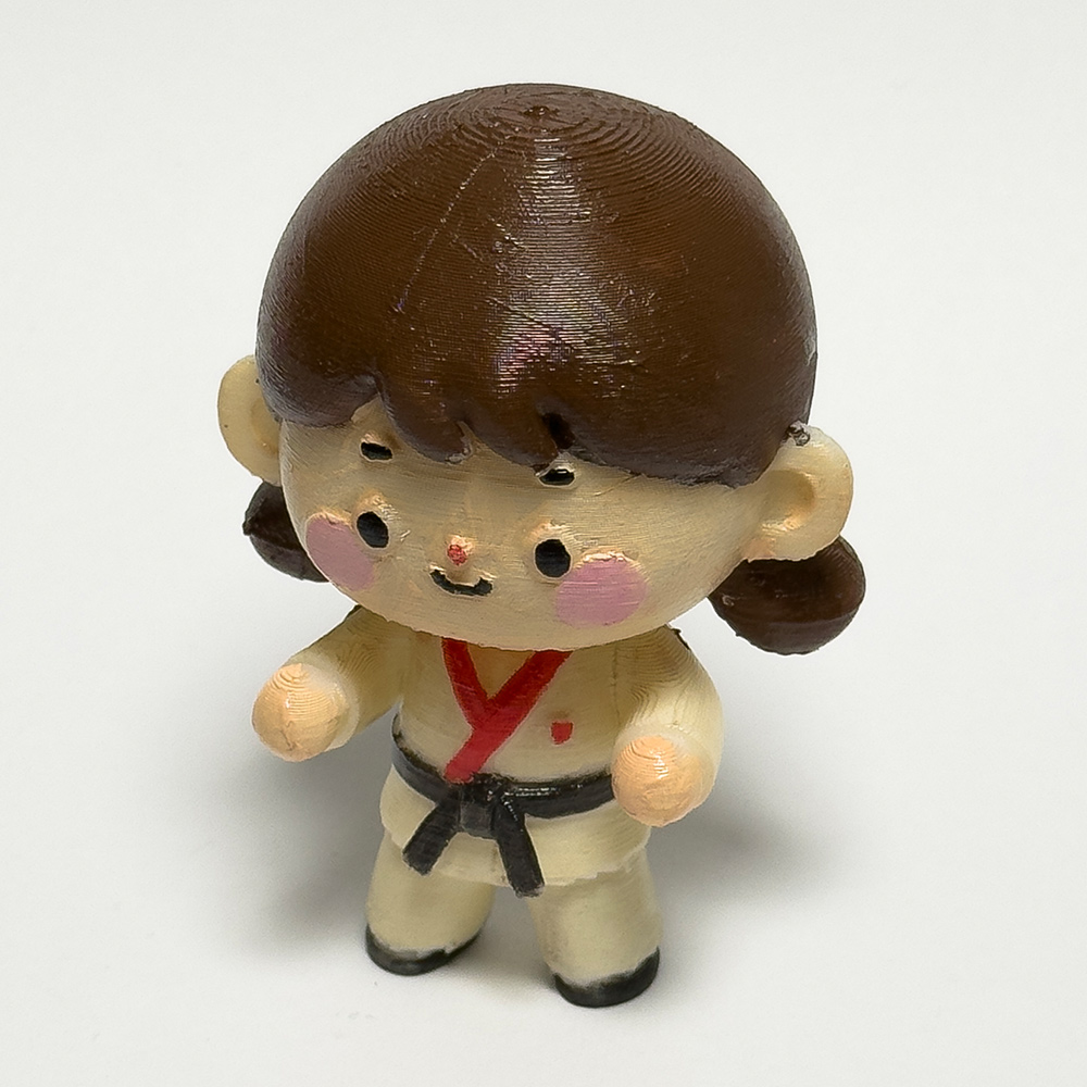 Female karateka